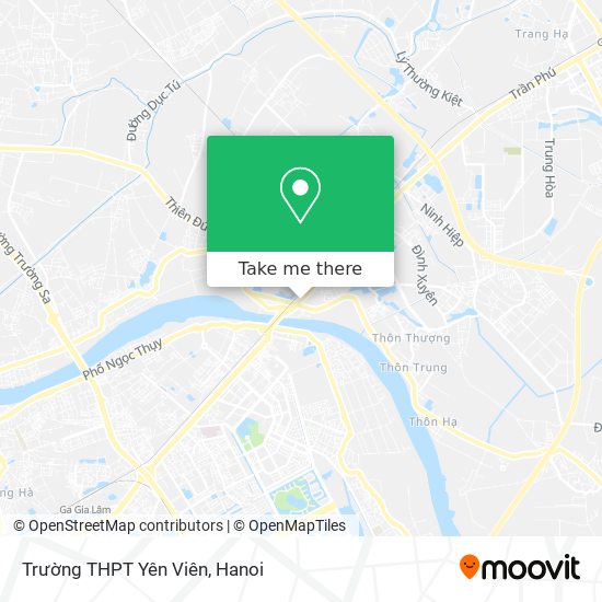 Trường THPT Yên Viên map