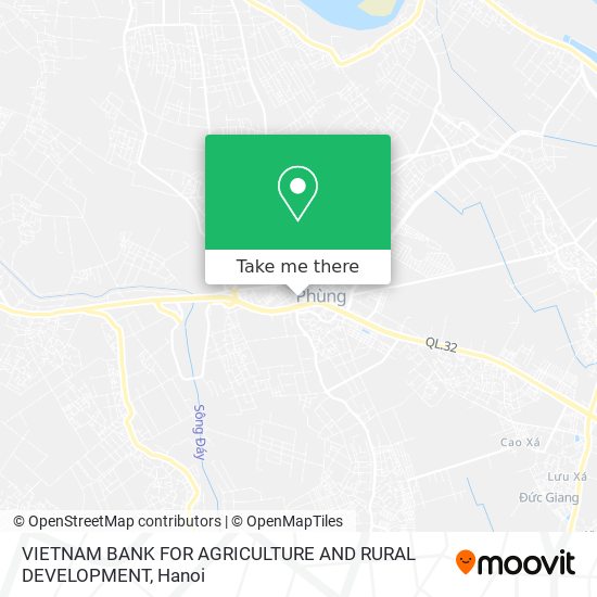 VIETNAM BANK FOR AGRICULTURE AND RURAL DEVELOPMENT map