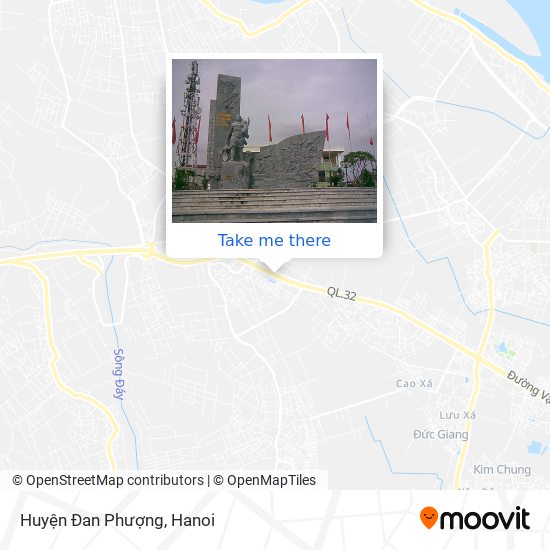 Huyện Đan Phượng map