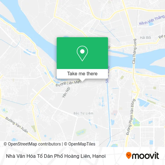 Nhà Văn Hóa Tổ Dân Phố Hoàng Liên map