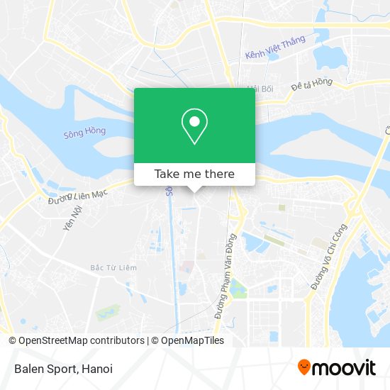 Balen Sport map