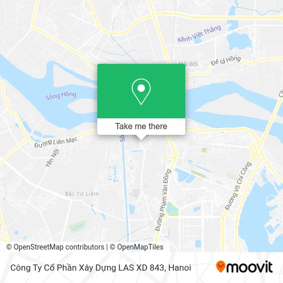 Công Ty Cổ Phần Xây Dựng LAS XD 843 map