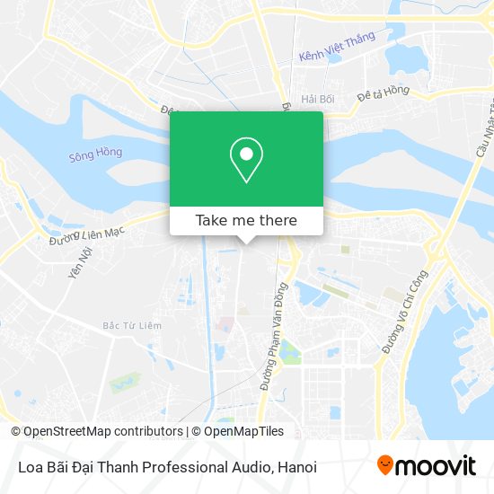 Loa Bãi Đại Thanh Professional Audio map