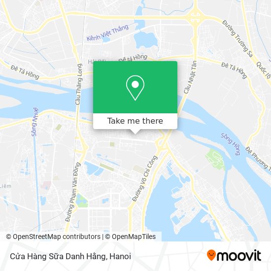 Cửa Hàng Sữa Danh Hằng map