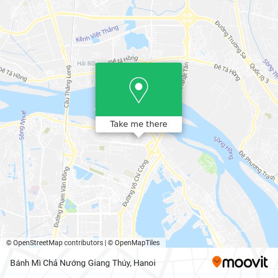 Bánh Mì Chả Nướng Giang Thúy map