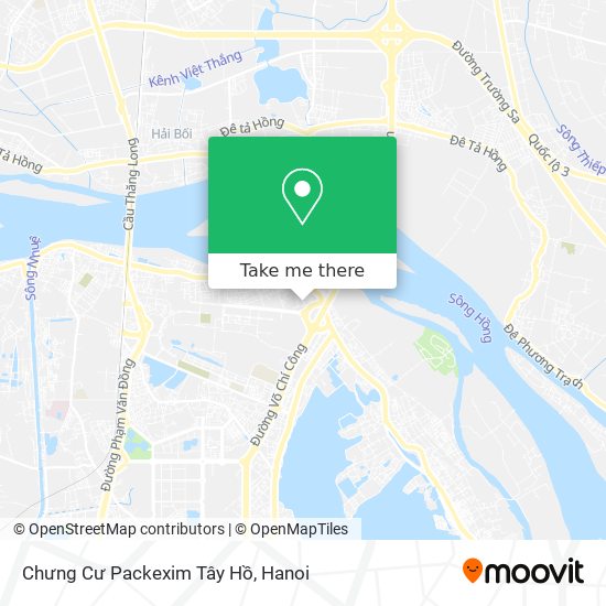 Chưng Cư Packexim Tây Hồ map