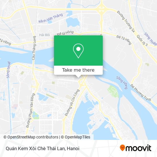Quán Kem Xôi Chè Thái Lan map