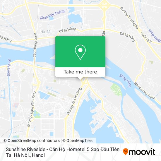 Sunshine Riveside - Căn Hộ Hometel 5 Sao Đầu Tiên Tại Hà Nội. map