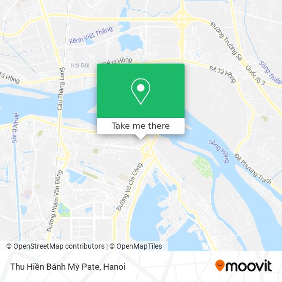 Thu Hiền Bánh Mỳ Pate map
