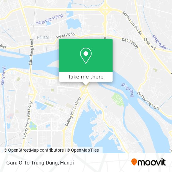 Gara Ô Tô Trung Dũng map