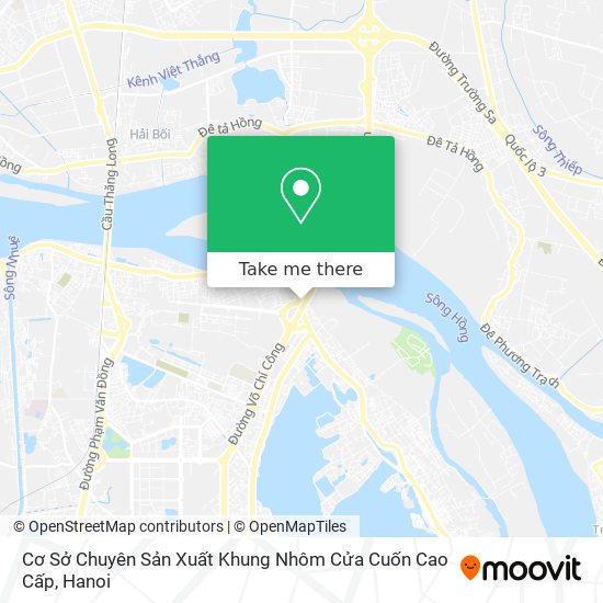 Cơ Sở Chuyên Sản Xuất Khung Nhôm Cửa Cuốn Cao Cấp map