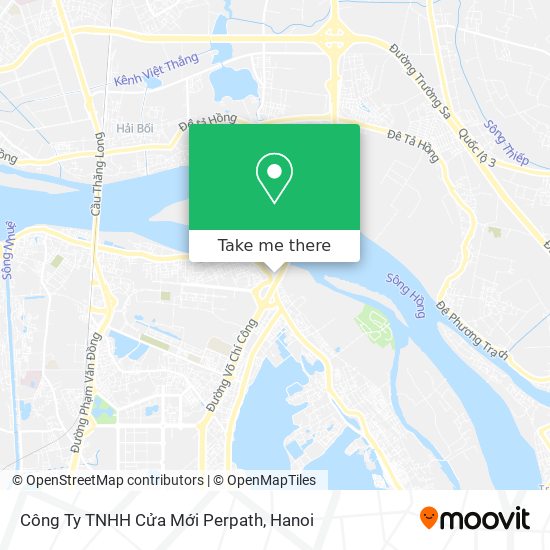 Công Ty TNHH Cửa Mới Perpath map