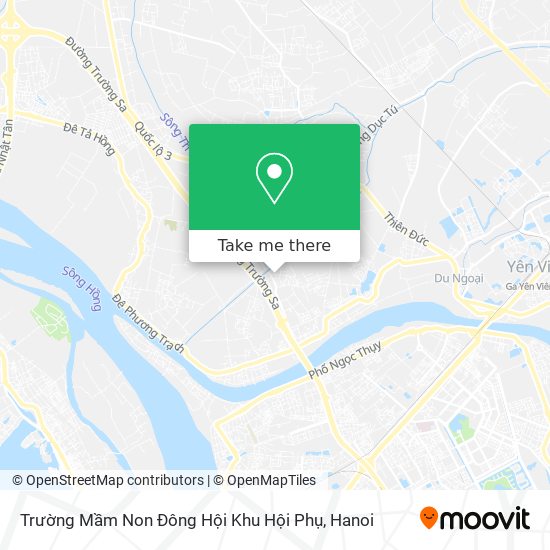 Trường Mầm Non Đông Hội Khu Hội Phụ map