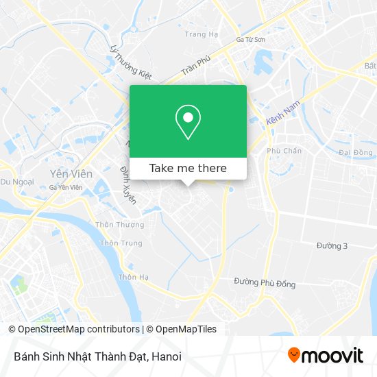 Bánh Sinh Nhật Thành Đạt map