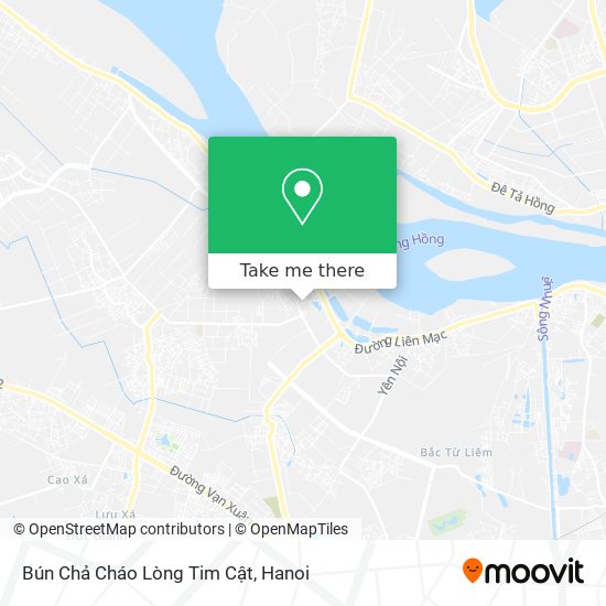 Bún Chả Cháo Lòng Tim Cật map