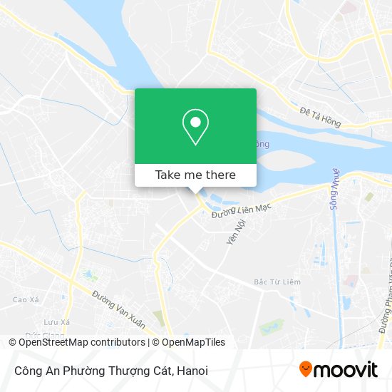 Công An Phường Thượng Cát map