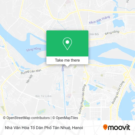 Nhà Văn Hóa Tổ Dân Phố Tân Nhuệ map