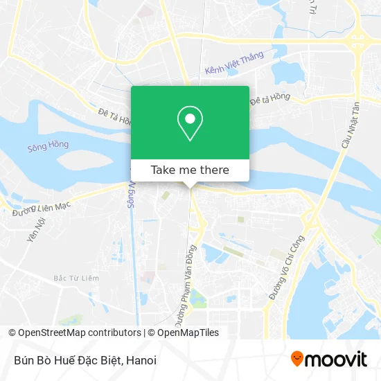 Bún Bò Huế Đặc Biệt map