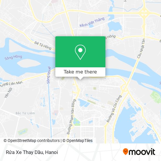 Rửa Xe Thay Dầu map
