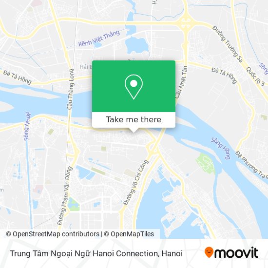 Trung Tâm Ngoại Ngữ Hanoi Connection map
