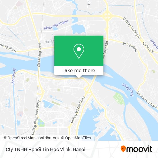 Cty TNHH Pphối Tin Học Vlink map