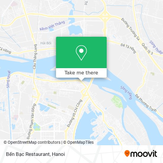 Bến Bạc Restaurant map