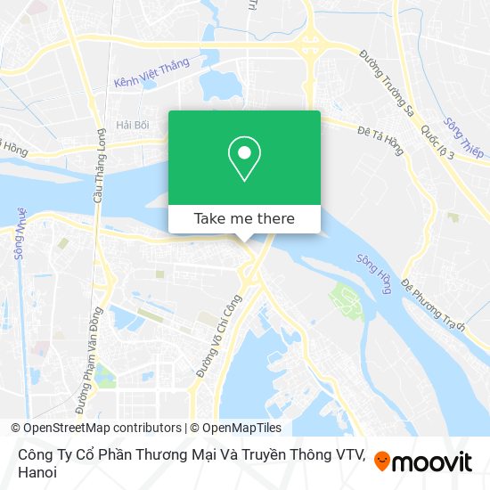 Công Ty Cổ Phần Thương Mại Và Truyền Thông VTV map