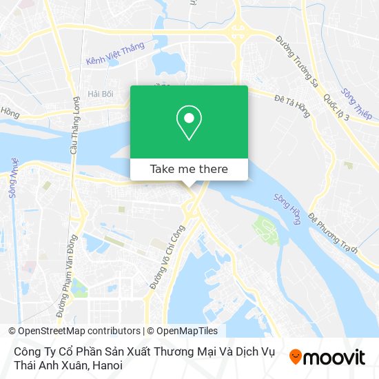 Công Ty Cổ Phần Sản Xuất Thương Mại Và Dịch Vụ Thái Anh Xuân map