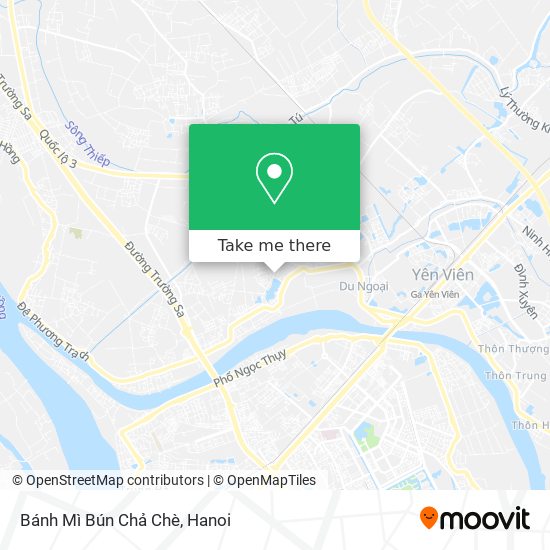Bánh Mì Bún Chả Chè map