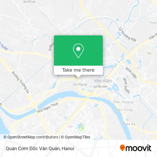 Quán Cơm Dốc Vân Quán map
