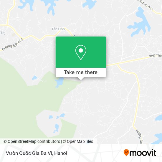 Vườn Quốc Gia Ba Vì map