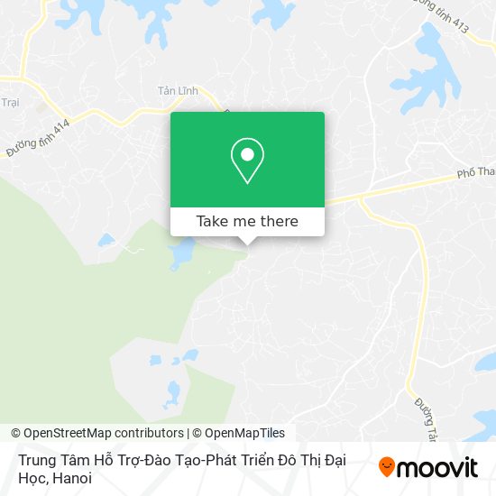 Trung Tâm Hỗ Trợ-Đào Tạo-Phát Triển Đô Thị Đại Học map