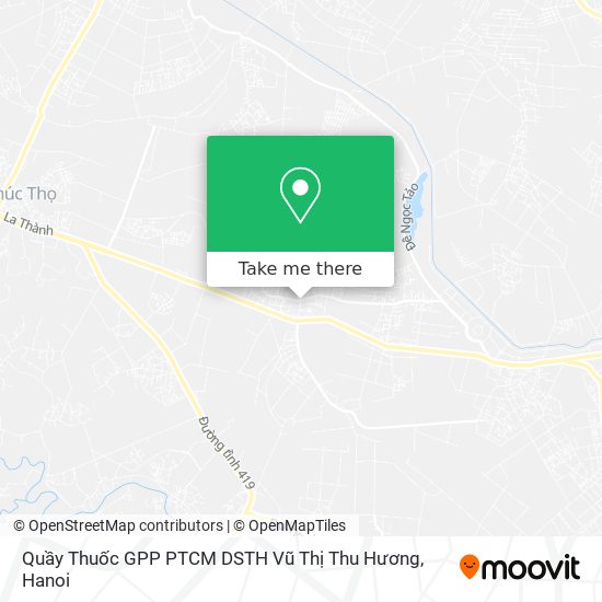 Quầy Thuốc GPP PTCM DSTH Vũ Thị Thu Hương map
