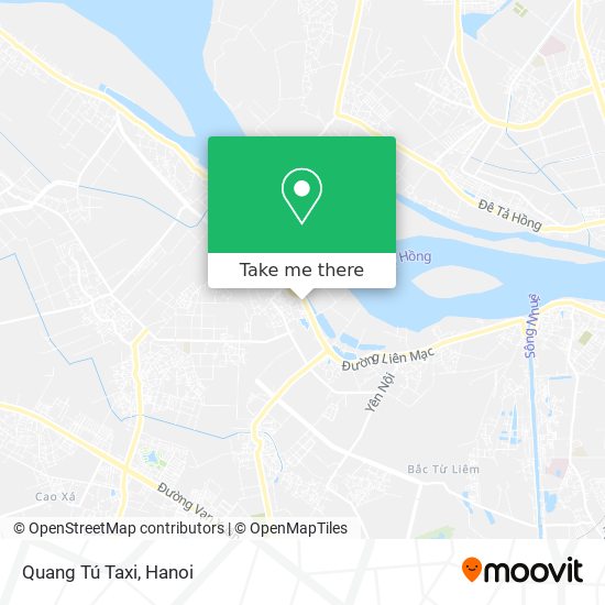 Quang Tú Taxi map