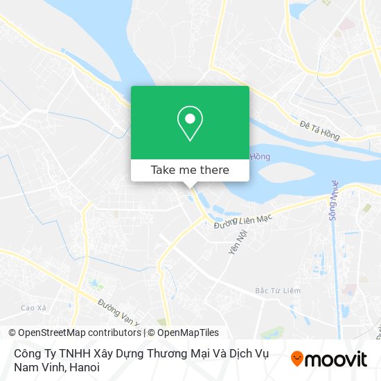 Công Ty TNHH Xây Dựng Thương Mại Và Dịch Vụ Nam Vinh map