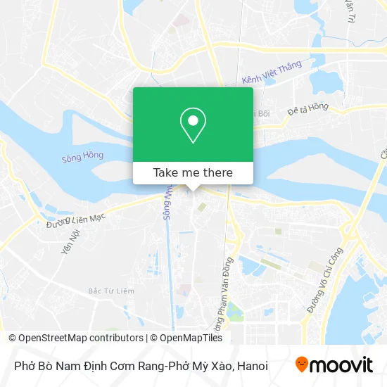 Phở Bò Nam Định Cơm Rang-Phở Mỳ Xào map