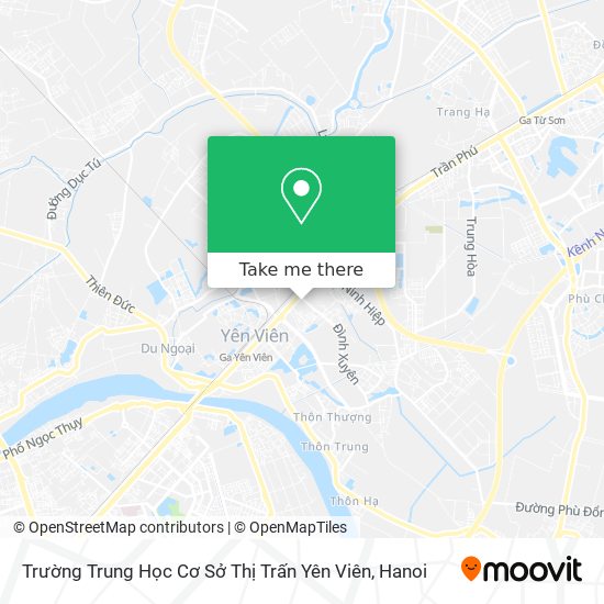 Trường Trung Học Cơ Sở Thị Trấn Yên Viên map