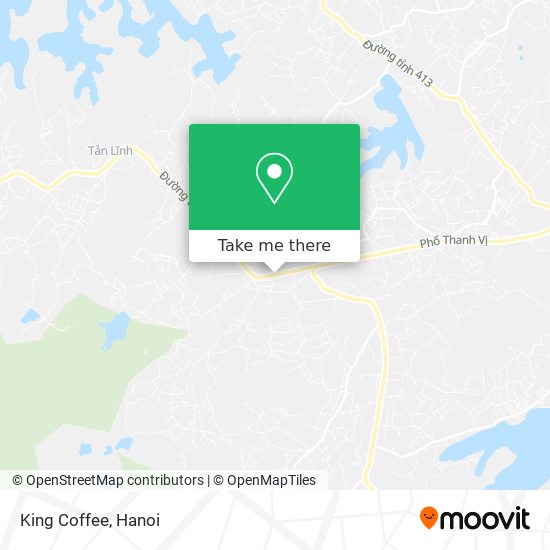 King Coffee map