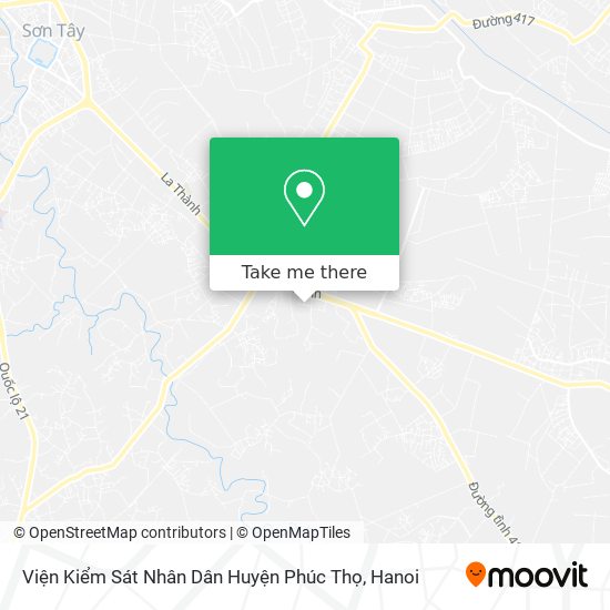 Viện Kiểm Sát Nhân Dân Huyện Phúc Thọ map