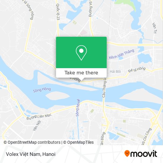 Volex Việt Nam map