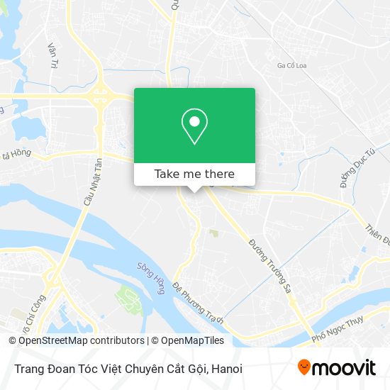 Trang Đoan Tóc Việt Chuyên Cắt Gội map