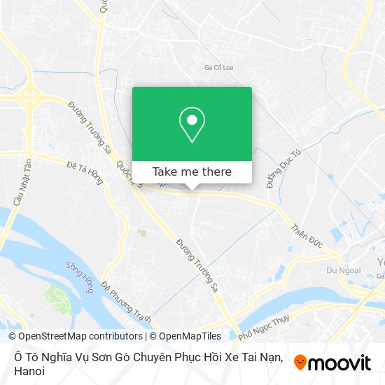 Ô Tô Nghĩa Vụ Sơn Gò Chuyên Phục Hồi Xe Tai Nạn map