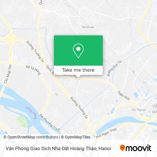 Văn Phòng Giao Dịch Nhà Đất Hoàng Thảo map