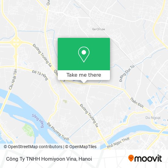 Công Ty TNHH Homiyoon Vina map