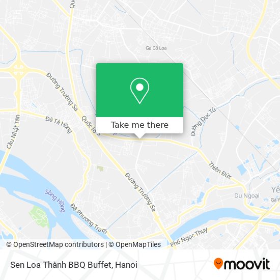 Sen Loa Thành BBQ Buffet map