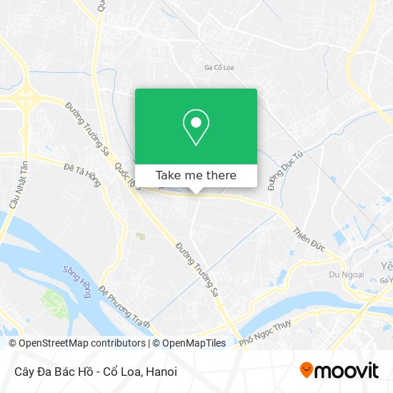 Cây Đa Bác Hồ - Cổ Loa map