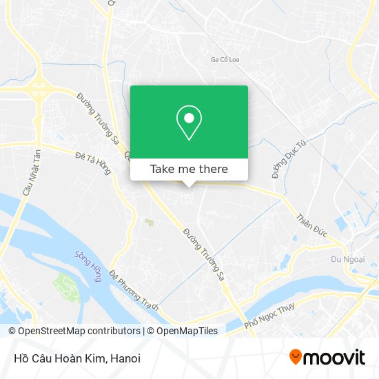 Hồ Câu Hoàn Kim map