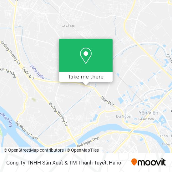 Công Ty TNHH Sản Xuất & TM Thành Tuyết map
