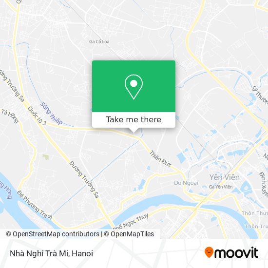 Nhà Nghỉ Trà Mi map