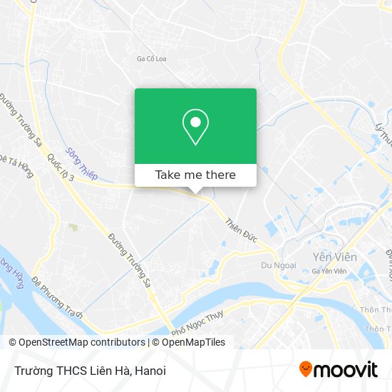 Trường THCS Liên Hà map
